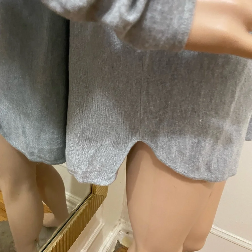 Michael Kors Heather Gray Knit Top